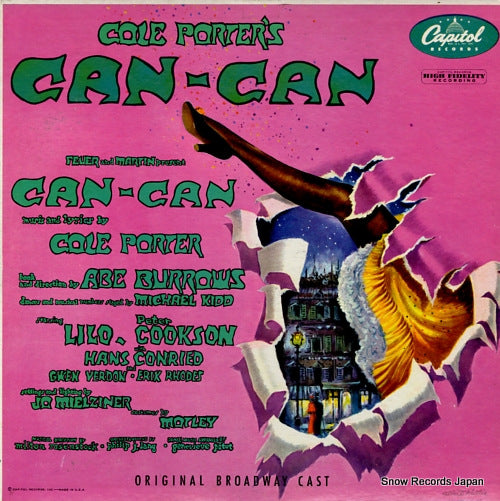 PORTER, COLE cole porter's can-can W452