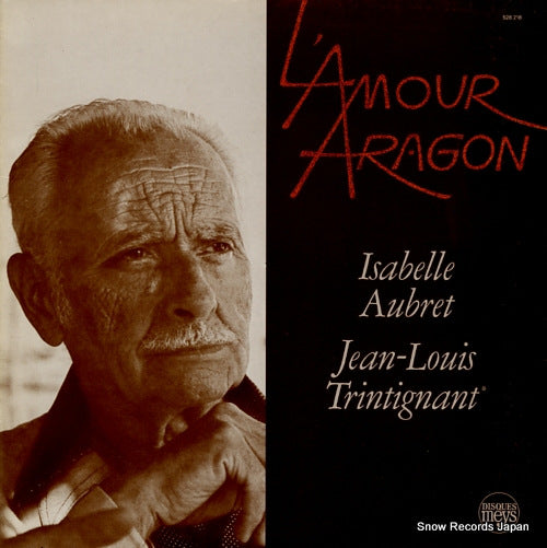 AUBRET, ISABELLE / JEAN-LOUIS TRINTIGNANT l'amour aragon 528218