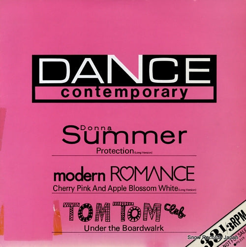 SUMMER, DONNA / MODERN ROMANCE / TOM TOM CLUB dance contemporary PS-219