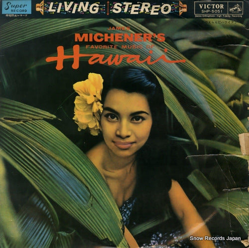 DE MELLO,JACK james michener's favorite music of hawaii SHP-5051