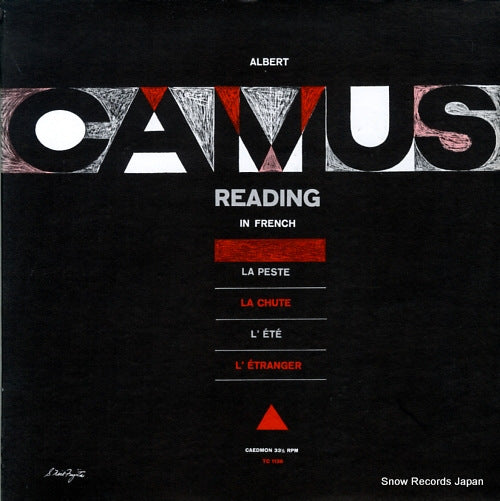 CAMUS, ALBERT reading in french TC1138