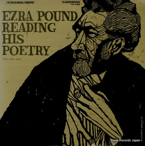 POUND, EZRA reading his poetry volume one TC1122