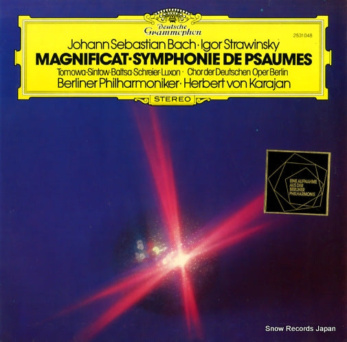 KARAJAN, HERBERT VON bach; magnificat bwv 243 2531048
