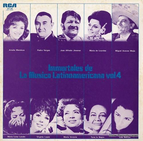 V/A immortales de la musica latimoamericana vol.4 AX-46