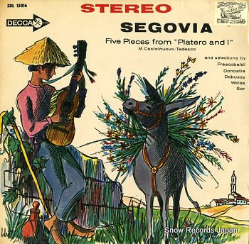 SEGOVIA, ANDRES five pieces from platero and i & others SDL-15016