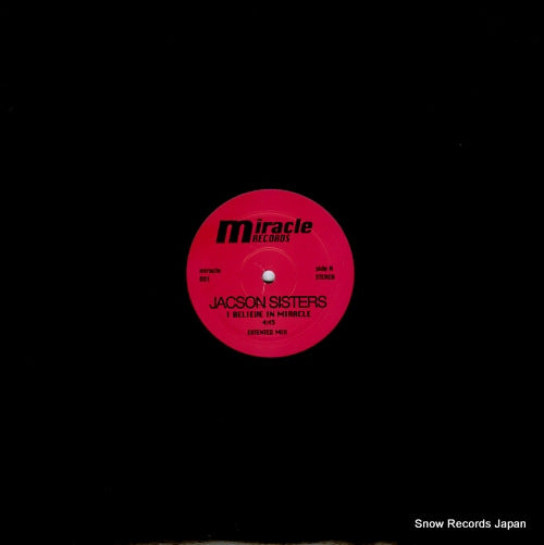 JACKSON SISTERS i believe in miracle MIRACLE001