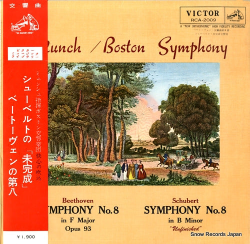 MUNCH, CHARLES beethoven; symphony no.8 RCA-2009