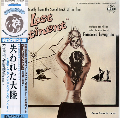 LAVAGNINO, FRANCESCO the lost continent 25MM9033