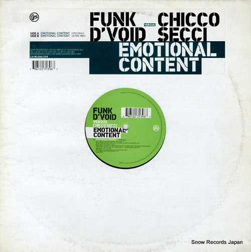 FUNK D'VOID VS CHICCO SECCI emotional content SOMA139R
