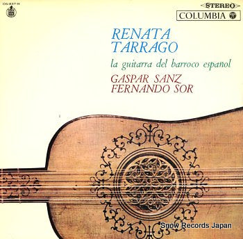 TARRAGO, RENATA la guitarra del barroco espanol OS-837-H