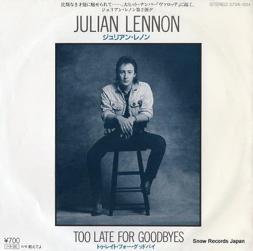LENNON, JULIAN too late for goodbyes 07VA-1014