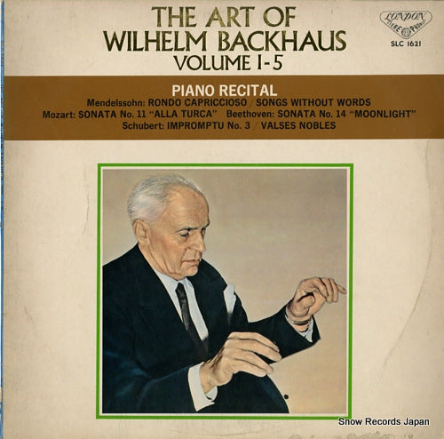BACKHAUS, WILHELM the art of wilhelm backhaus vol.1-5 SLC1621