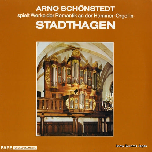 SCHONSTEDT, ARNO stadthagen 66.21036