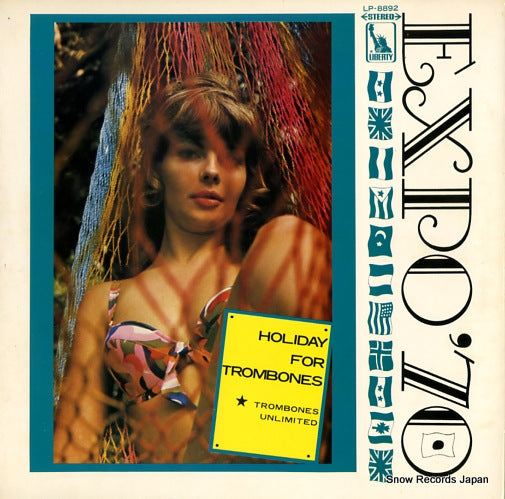 TROMBONES UNLIMITED expo'70/holiday for trombones LP-8892