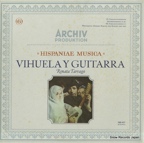 TARRAGO, RENATA hispaniae musica / vihuela y guitarra 198457