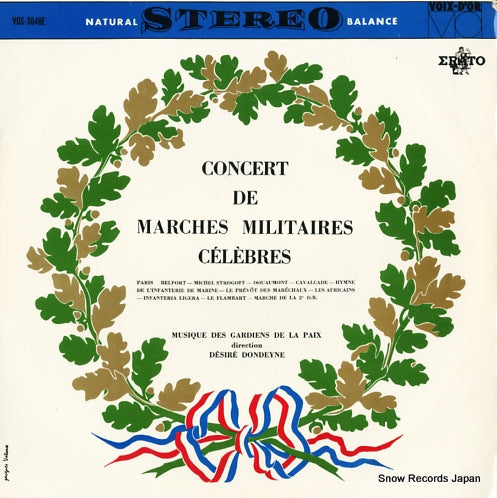 DONDEYNE, DESIRE concert de marches militaires celebres VOS-3048E