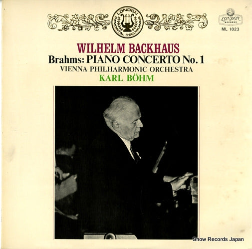 BACKHAUS, WILHELM brahms; piano concerto no.1 ML1023
