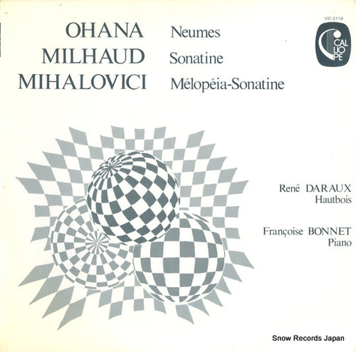 DARAUX, RENE / FRANCOISE BONNET ohana; neumes VIC-2119