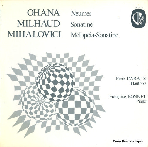 DARAUX, RENE / FRANCOISE BONNET ohana; neumes VIC-2119