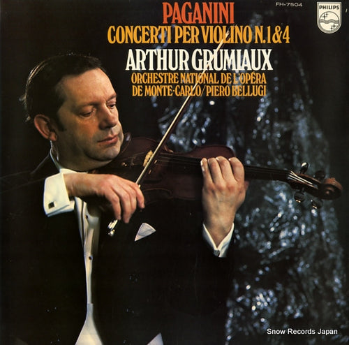 GRUMIAUX, ARTHUR paganini; concerti per violino n.1&4 FH-7504