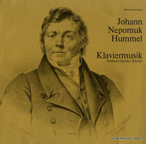 SPEIDEL, SONTRAUD hummel; klaviermusik FSM53120