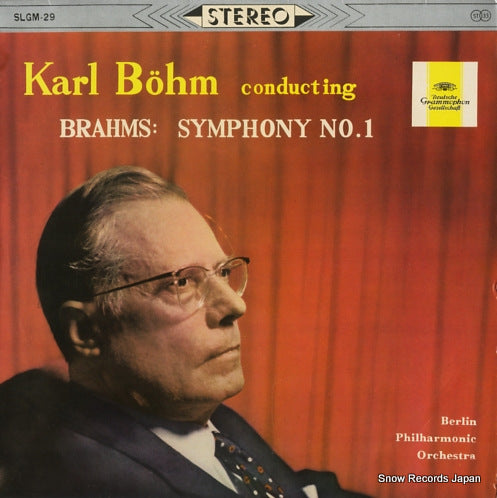 BOHM, KARL brahms; symphony no.1 SLGM-29