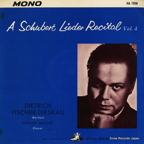FISCHER-DIESKAU, DIETRICH schubert lieder recital vol.4 HA1208