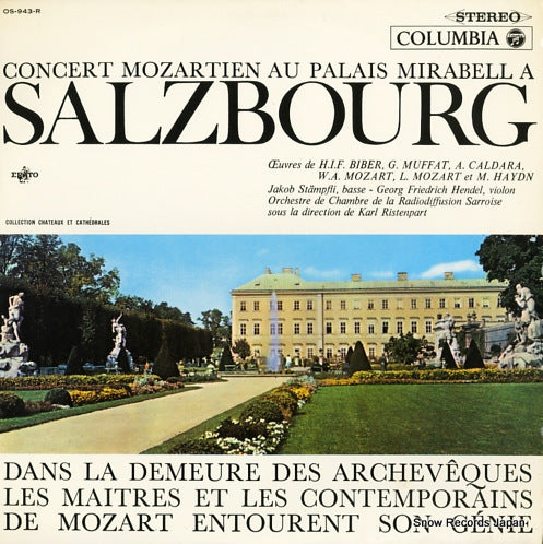 RISTENPART, KARL concert mozartien au palais mirabell a salzbourg OS-943-R