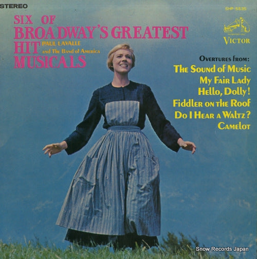 LAVALLE, PAUL six of broadway's greatest hit musicals SHP-5535