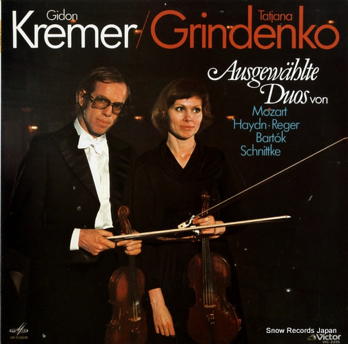 KREMER, GIDON, AND TATJANA GRINDENKO ausgewahlte duos VIC-2295