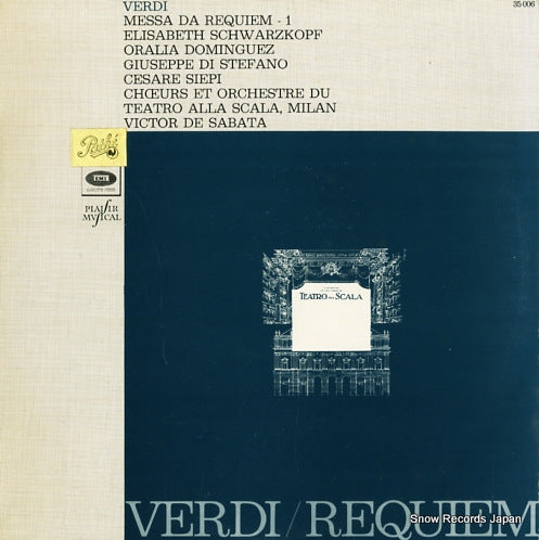 SABATA, VICTOR DE verdi; messa da requiem 1 35006