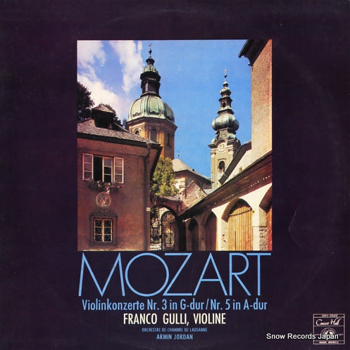 GULLI, FRANCO mozart; violin concerto no.3 SMS-2649