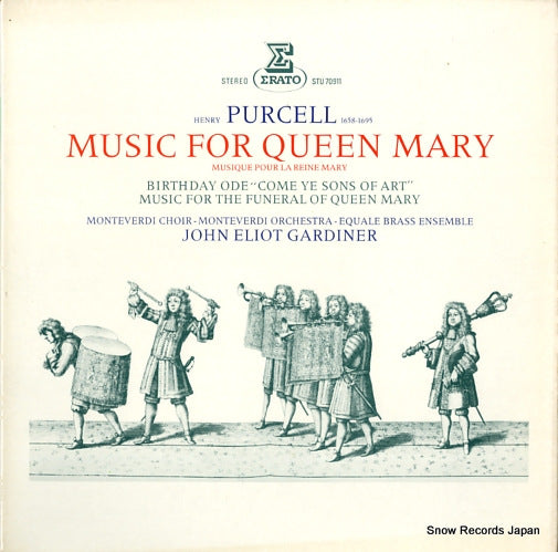 GARDINER, JOHN ELIOT purcell; music for queen mary STU70911