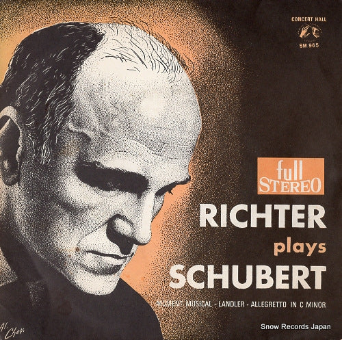 RICHTER, SVIATOSLAV schubert recital SM-965