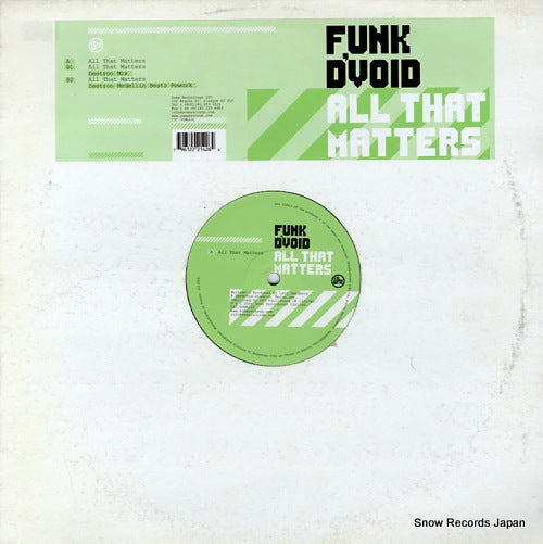 FUNK D'VOID all that matters SOMA142