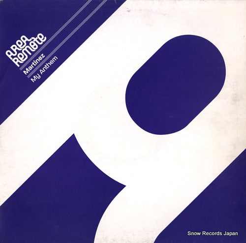 MARTINEZ my anthem AREA014