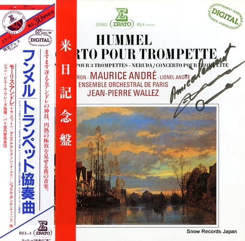 ANDRE, MAURICE hummel; concerto pour trompette REL-4