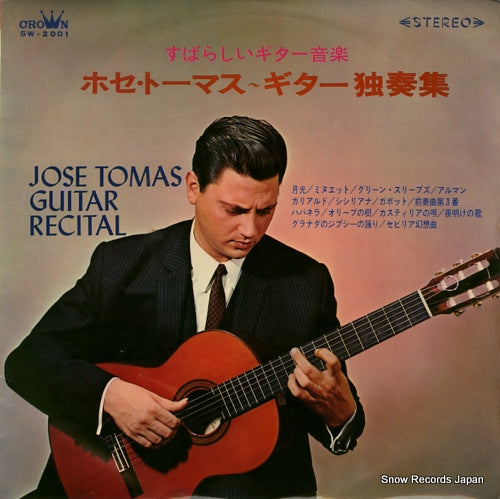 TOMAS, JOSE guitar recital SW-2001