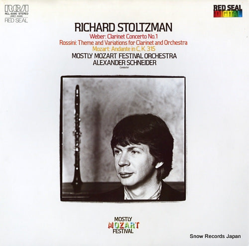 STOLTZMAN, RICHARD weber; clarinet concerto no.1 RCL-8380