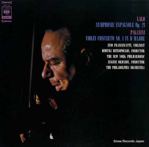 FRANCESCATTI, ZINO lalo; symphonie espagnole op.21 SOCL21