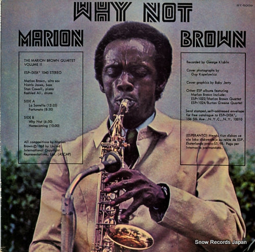 BROWN, MARION why not BT-5009
