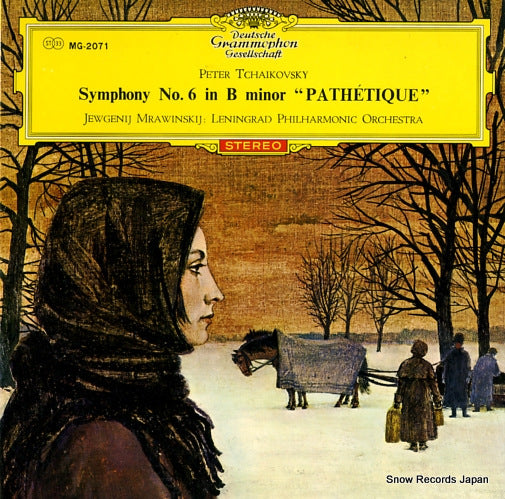 MRAWINSKIJ, JEWGENIJ tchaikovsky; symphony no.6 in b minor "pathetique" SMG-2071