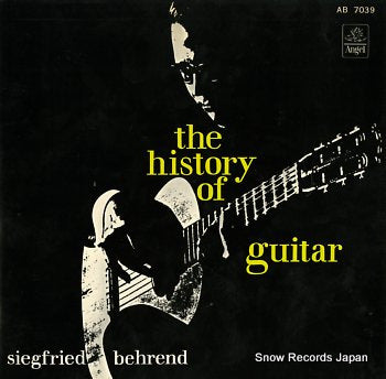 BEHREND, SIEGFRIED history of guitar, the AB7039