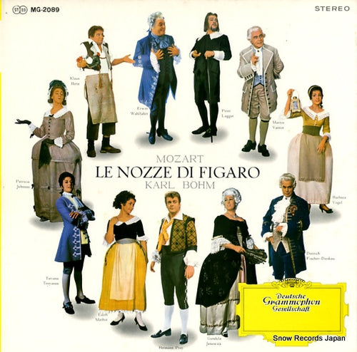 BOHM, KARL mozart; le nozze di figaro MG-2089