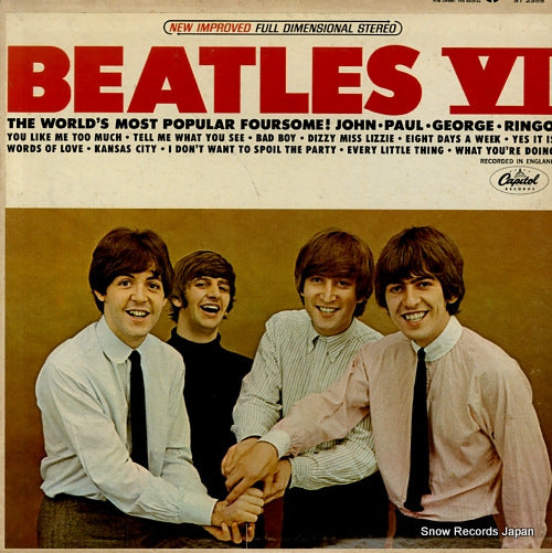 BEATLES, THE beatles vi ST2358