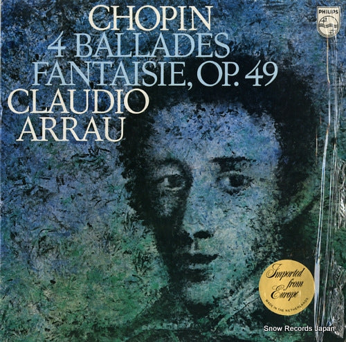 ARRAU, CLAUDIO chopin; 4 ballades fantaisie op.49 9500393