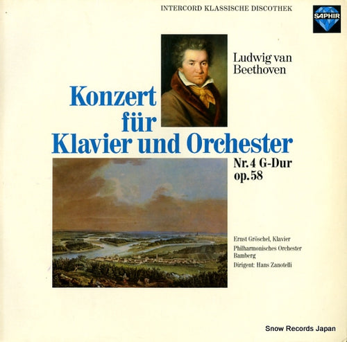 ZANOTELLI, HANS beethoven; konzert fur klavier und orchester nr.4 g-dur op.58 INT120933