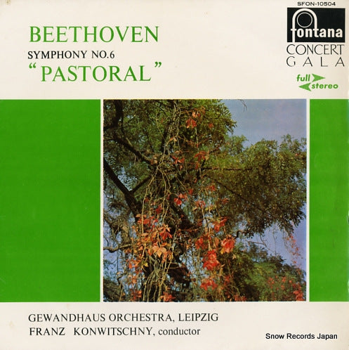 KONWITSCHNY, FRANZ beethoven; symphony no.6 "pastoral" SFON-10504