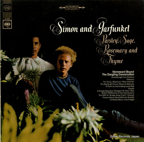 SIMON AND GARFUNKEL parsley, sage, rosemary and thyme CS9363