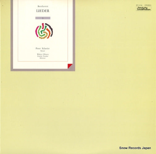 SCHREIER, PETER beethoven; lieder 3 ET-5136